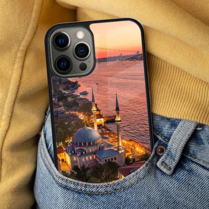 Turkey Istanbul Sceneary Building Soft Phone Case for iPhone 17 Air 16e Pro max 15 Pro 13 14 Plus 11 12 MagSafe Magnetic Coque