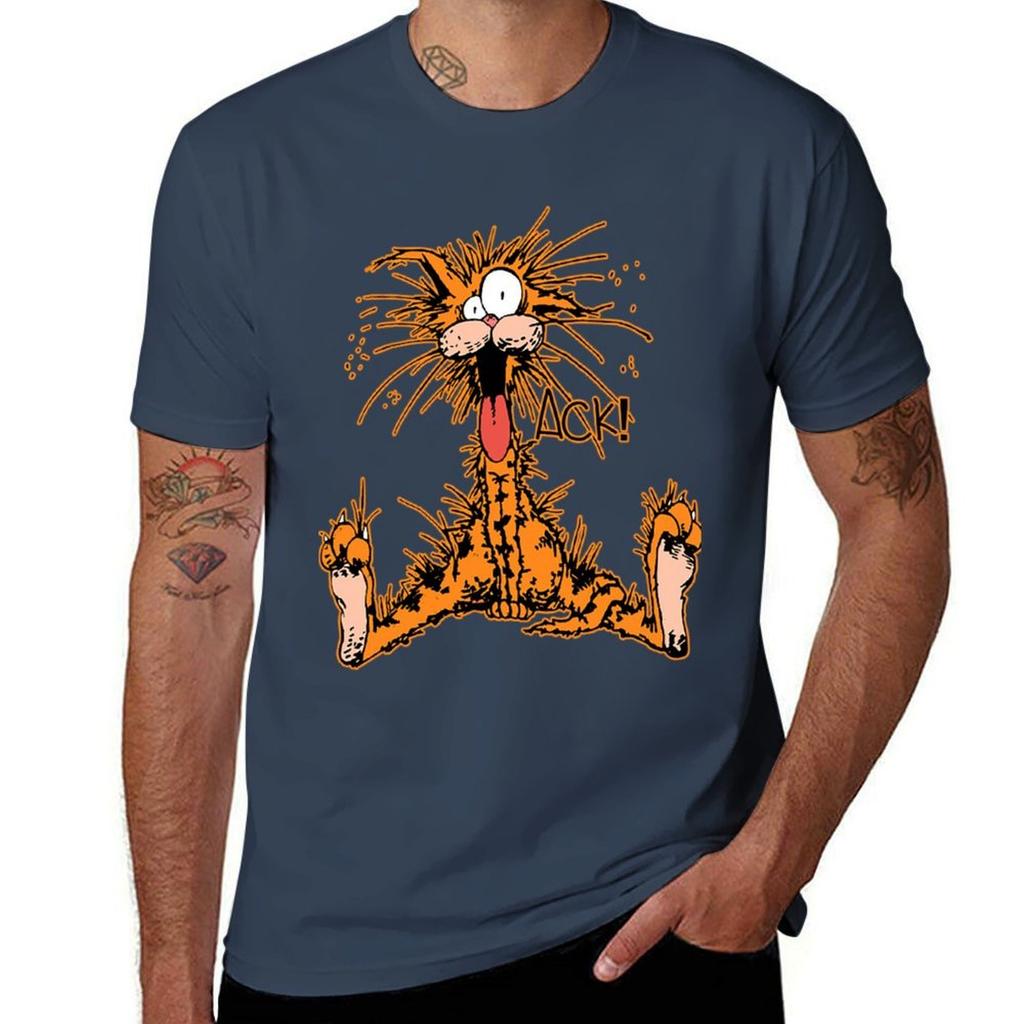 Bill The Cat Tshirt All Match Print Short Sleeve Top Tshirt