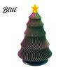 Pocket-sized Sensory Toy 3D Printed Christmas Tree Fidget Toy Lightweight Mini Desktop Ornament