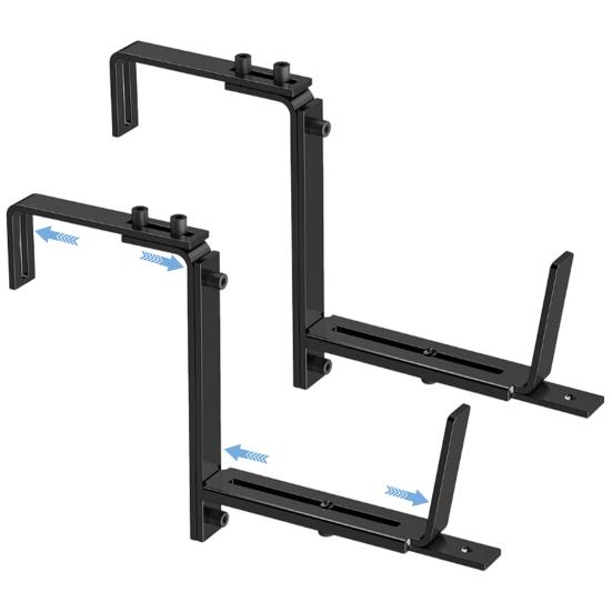 

Універсальна полиця-кашпо для горщиків. Міцний і довговічний магазин чорний