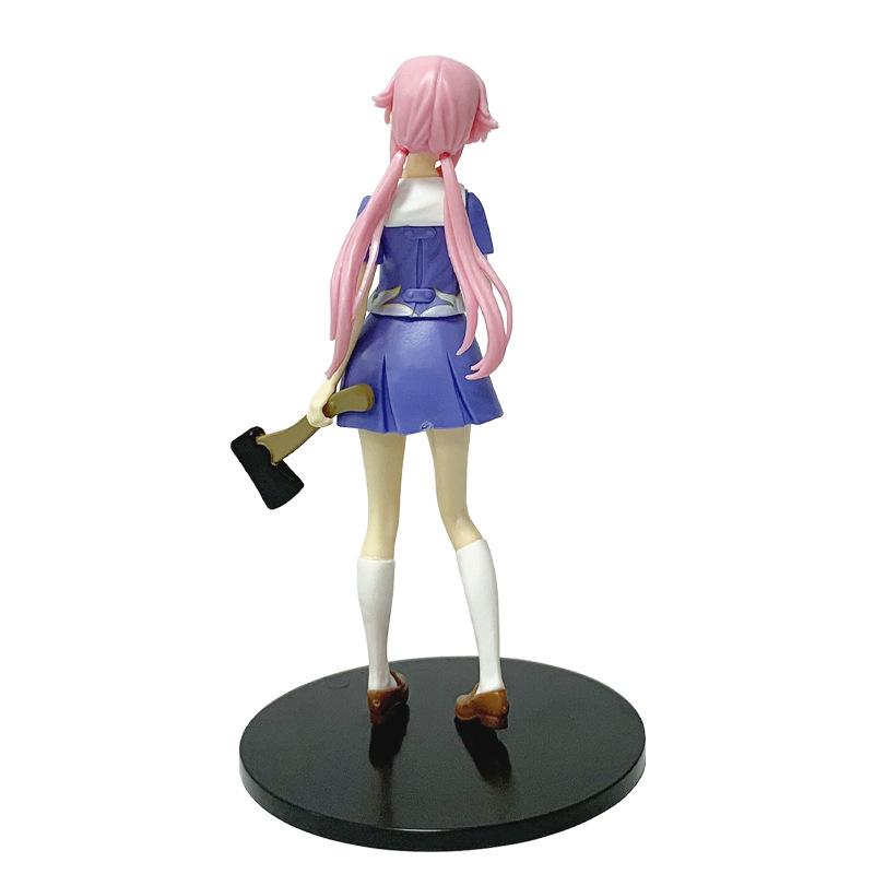 Future Diary REDIAL Yuno Gasai Yukiteru Amano School Uniform Anime Figurine Bishoujo Model Toy Fans Birthday Holiday Gifts