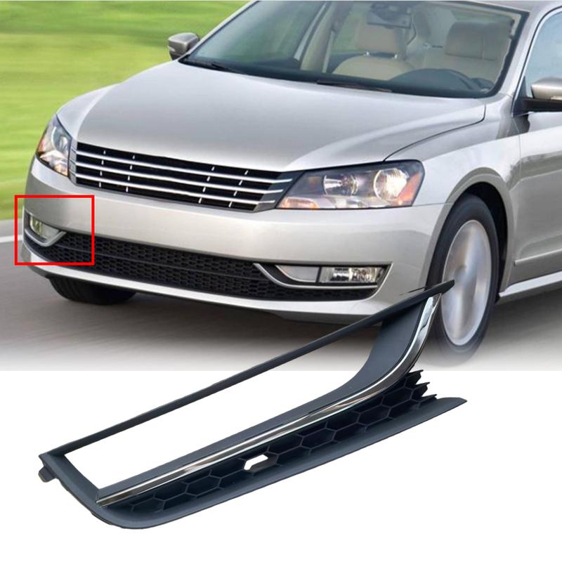 Left/Right Front Bumper Fog Light Lamp Cover Grille Lower Grill For VW Passat 2012 - 2015 US Version 561853665A 561853666A Front Left