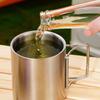 Camping Coffee Cup Portable Cooking Drinking Water Cup Outdoor Kitchen Equipment Travel Cookware Drink Cup Tourist Mug
