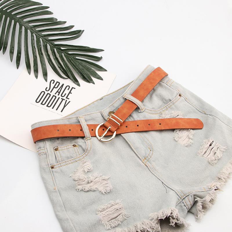 Fashionable Boutique Lamb Pattern Women's Pin Buckle Belt Casual Versatile Jeans Belt Belt Women's Belt