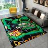 3D Rat Fink Cartoon Racing Car Moto Sign Carpet Rug for Bedroom Living Room Sofa Doormat Home Decor,Kid Game Area Rug Non-slip