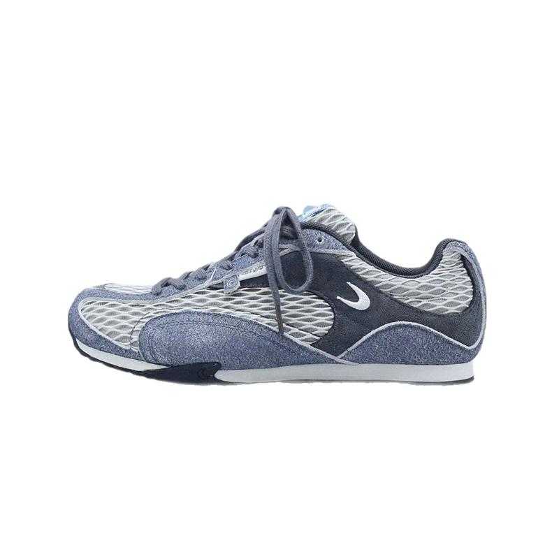 

Fishnet shoes thick-soled breathable casual sports running shoes German training shoes inner height increase Forrest Gump shoes women s 2025 new explo 35 синий