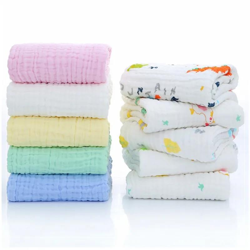 Baby Gauze Bath Towel - Skin-friendly Soft Lightweight Shower Towel Absorbent Breathable Kids Blanket & Air Condition Quilt