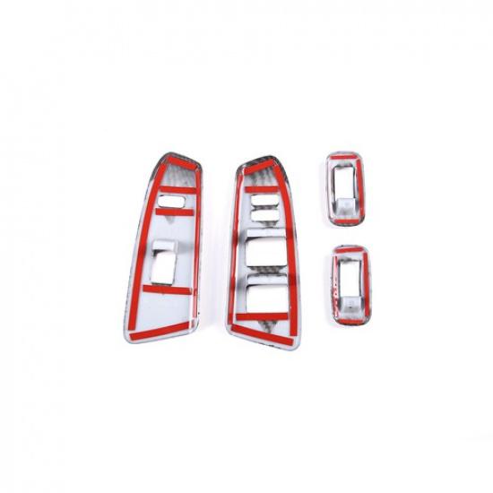 ABS Carbon Fiber Trim Cover Interior Accessories For Toyota Tacoma 2011-2015