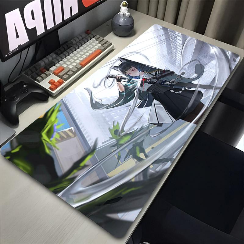 Large Mousepad x Hoshimi Miyabi Zenless Zone Zero Mouse Pad Keyboard Extended Carpet Gaming Accessories Anime Desk Mat Rug
