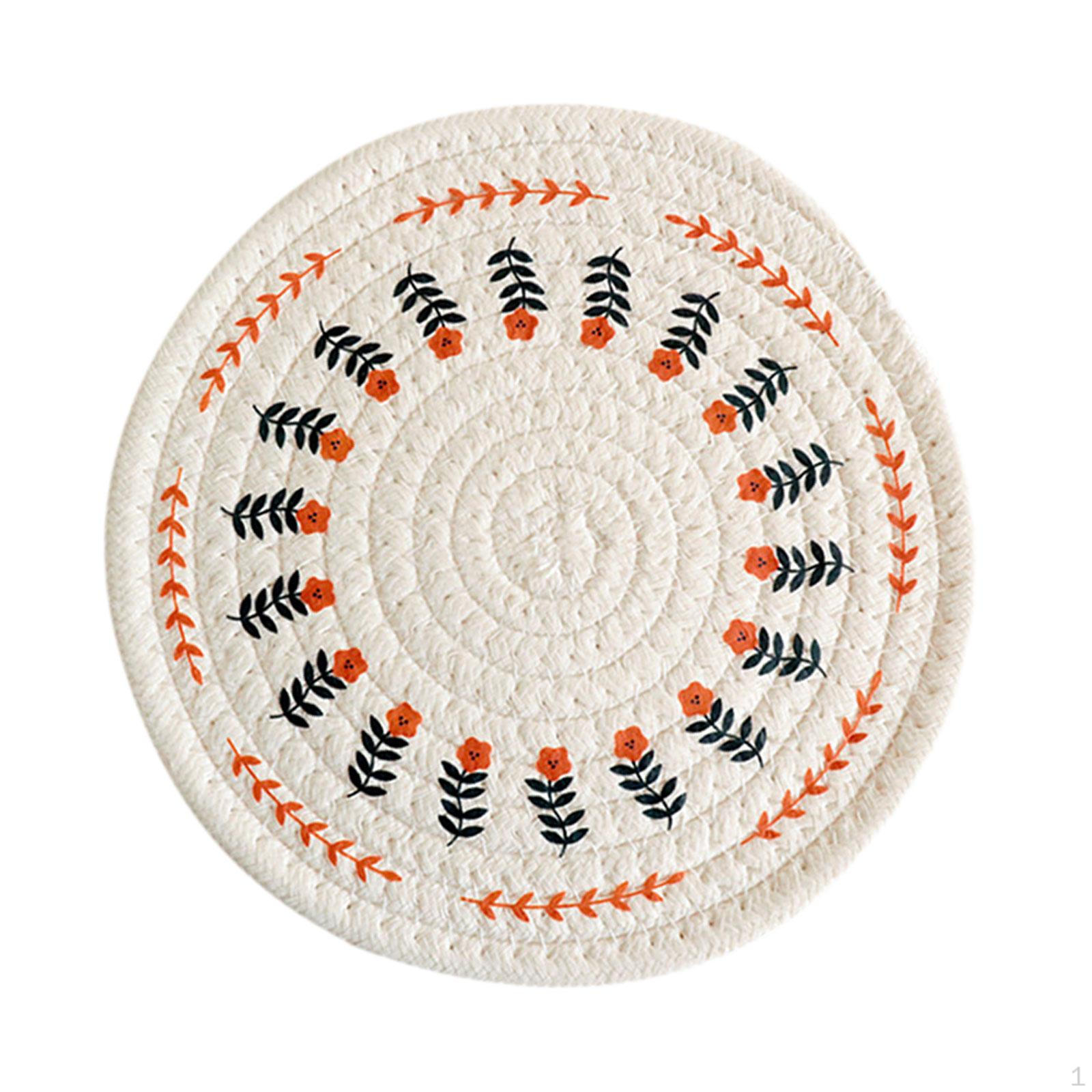 

Элегантный круглый набор ковриков для стола в столовой 12cm