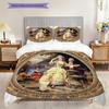 Elegant Victorian-style Romantic Lady Bedding, Duvet Cover, Pillowcase, Home Decoration, Birthday Gift (1 * Duvet Cover+2 * Pillowcase, Coreless)