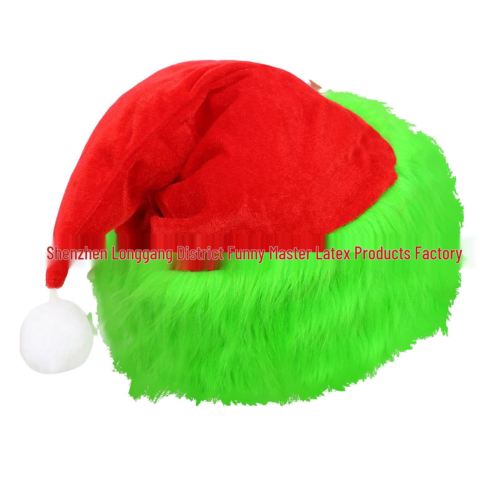Funny Grinch Thief Christmas Costume with Green Monster Mask