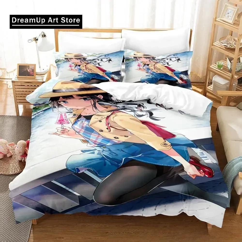 3d Printed Anime Masamune-kun's Revenge Bedding Set Single Twin Full Queen King Size Bed Set Adult Kid Bedroom Duvet cover Sets