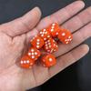 Mini Set de Dés Transparent Clair 12 mm - 16 Couleurs Petite Taille Pour Jeux de Société et JDR
