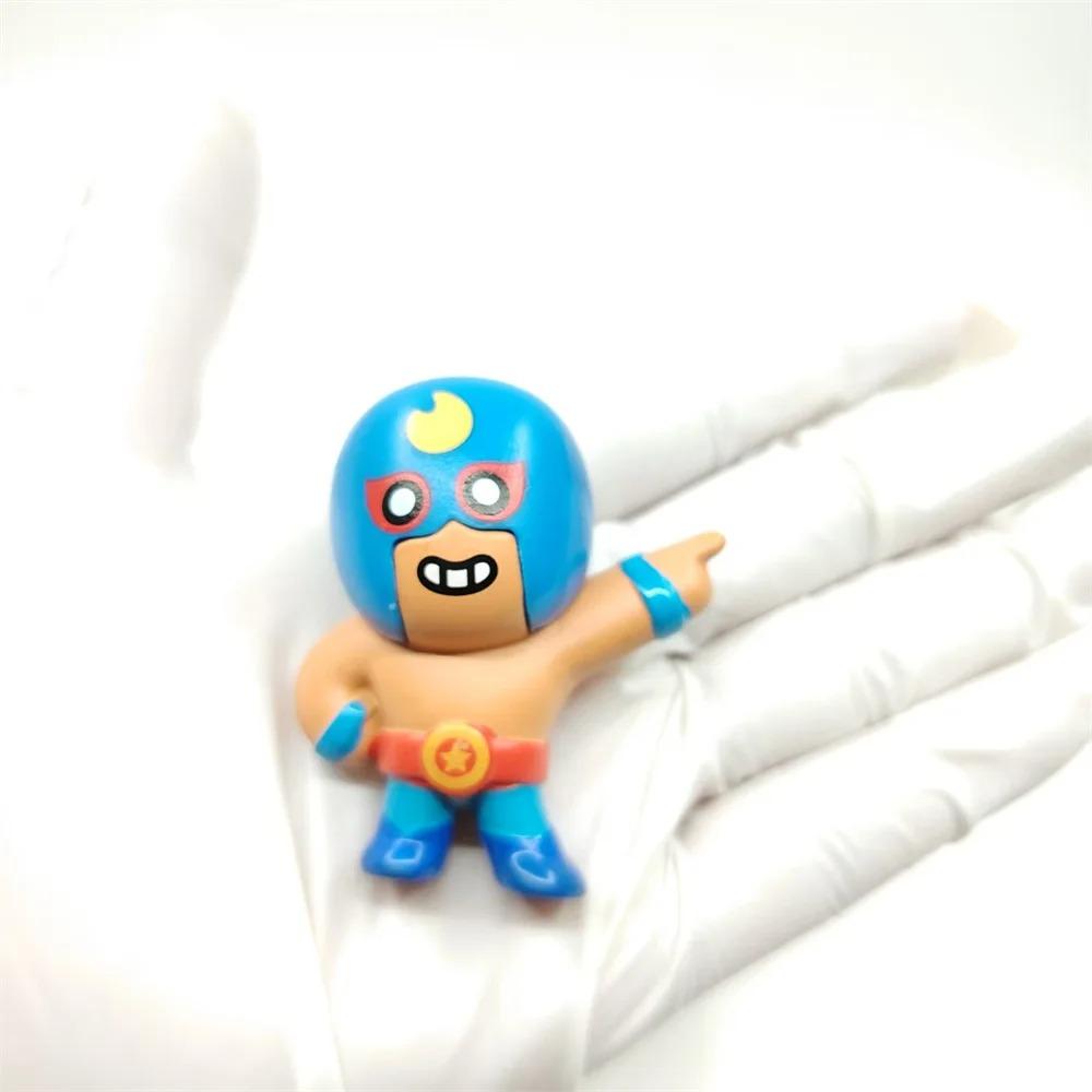 1pcs Original Supercell Heros Leon Crow Spike Collectible Figures Series 1 License Ultra Rare Gold Silver Collection Toy Gifts