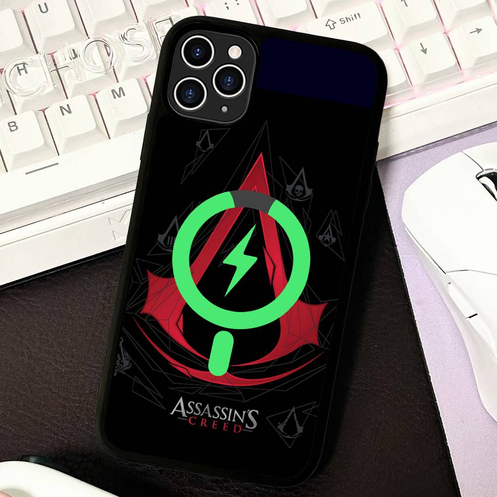 A-Assassin S -Creed Gaming For Magsafe Magnetic Phone Case For IPhone 17 16 Pro Max 15 Plus 14 13 12 11 Cover