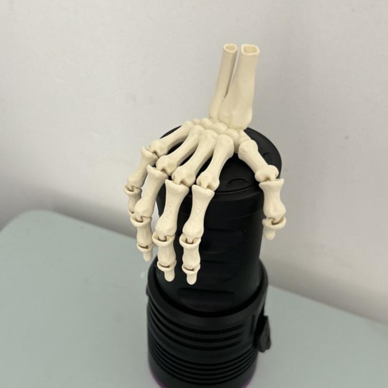 Gedrucktes Totenkopf-Hand-Ornament Halloween-Heimdekoration Umweltfreundliche Skulptur Für Party-Schreibtisch-Dekoration