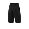 Li-Ning Fitness Series Sports Simple Solid Color Seven-Point Pants Casual Shorts Men Shorts Black AKQV005-2