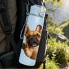 1PC French Bulldog Funny Pose 750ml Color Plastic Sports Water Bottle Leakproof Flip Straw Lid Suitable for Sports Office Home Use