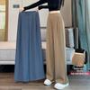 Ice Silk Wide-Leg Plus-Size Women's Summer Slimming Casual Pants