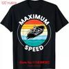 Hydroplane Boat Racing Hydrodynamic Speedboat Hydrofoil Powerboat T Shirt Vintage Homme Breathable Fashion Versatile