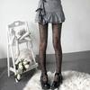 Bow Black Silk Jk White Silk Women'S Spring And Summer Thin Sweet Pantyhose Jacquard Butterfly Stockings