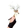 4Pcs Drawing Glove Anti-Fouling Artist Two Finger Glove Spandex Sketch Painting Gloves for Graphic Tablet Protection Size M