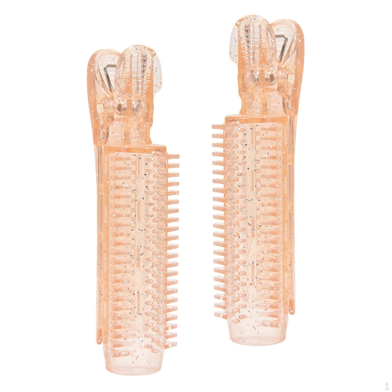 

2 Pack Volume Hair Clips, Styling Tool, Accessory, Lazy Roller Clips помаранчевий