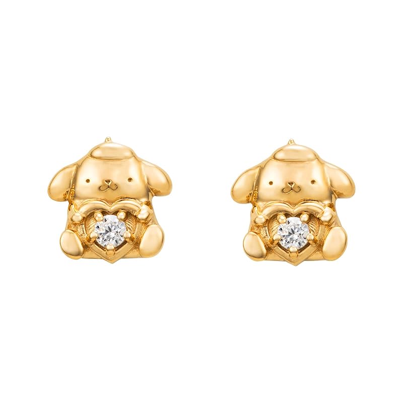 

[ white clover ] Pompompurin 25th anniversary POMPOMPURIN 25th anniversary earrings for both ears set of 2 sanrio characters pudding heart beret