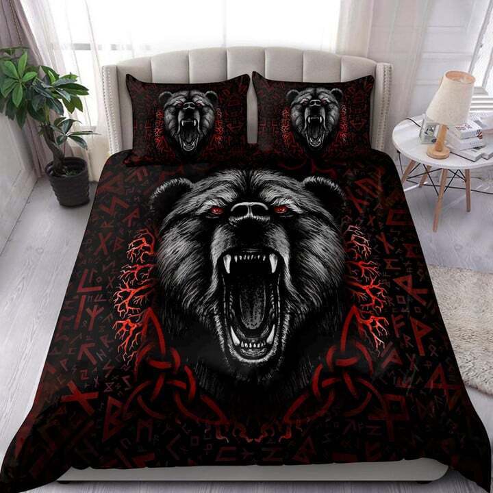 Skull Printed Bedding Set Duvet Cover Soft Comforter Cover Sets Gift for Dad