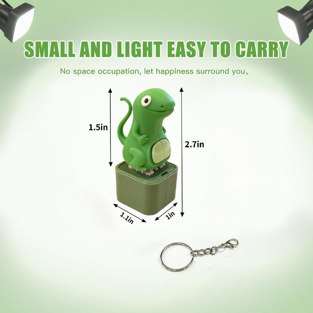 Rechargeable Frog&Lizard Keyboard Fidget Clicker Keychain Button Toy With Light & Sound For Anxiety Stress Relief Relief Toy