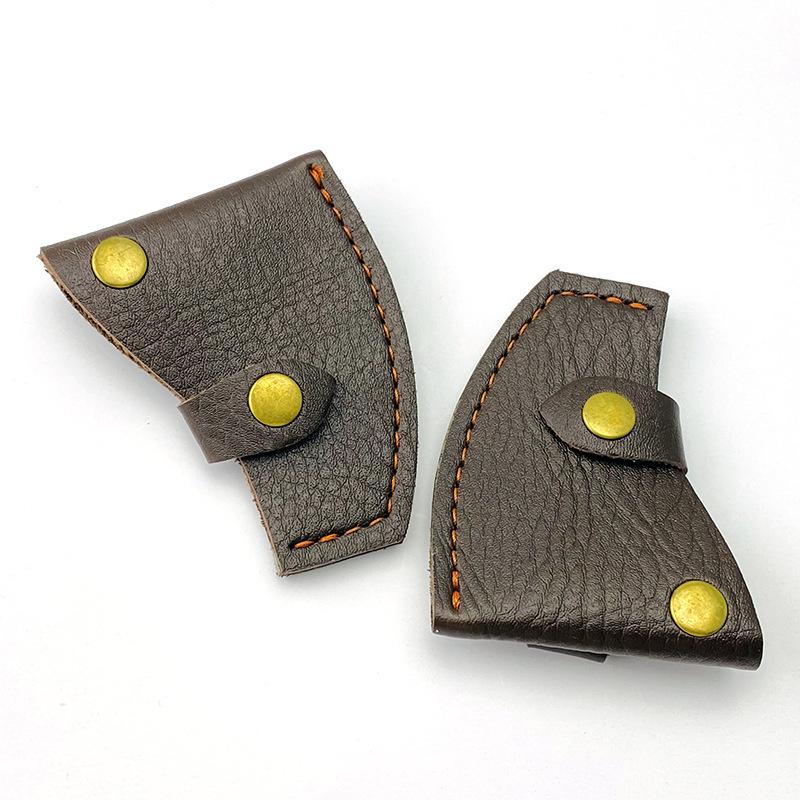 PU Leather Knife Case Axe Head Knife Sheath Outdoor  Knife Cover Leather Knife Sheath Accessories  DIY Tool Bag  for Knife