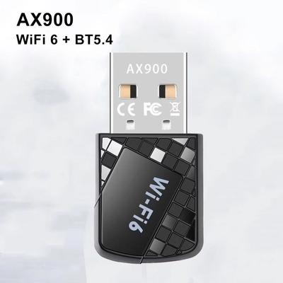 WiFi 6 Bluetooth 5.4 Adapter Dual Band Mini USB USB Network Card 900Mbps 2in1 Dongle Wireless WiFi Receiver Wireless Network