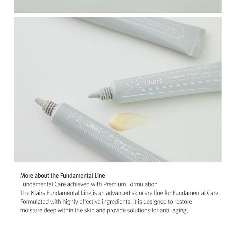 dear, klairs Fundamental Nourishing Eye Butter