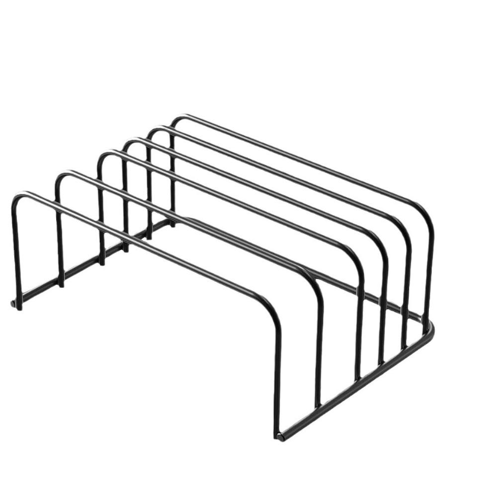 Bolded Chopping Board Organizer Iron Art Dish Holder Kitchen Organizer Pot Lid Rack  Plate