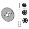 Stem Top Cap Mount Aluminum Alloy Bike Computer Holder for Bryton
