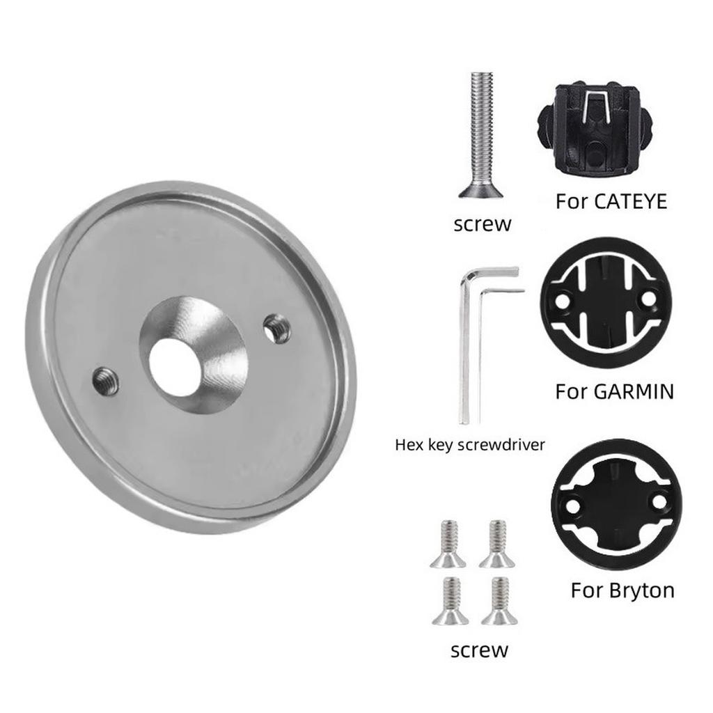 Stem Top Cap Mount Aluminum Alloy Bike Computer Holder for Bryton