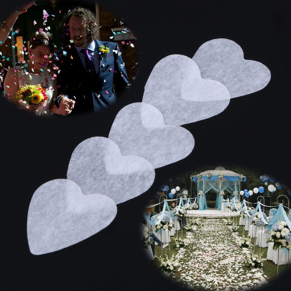 DECORA 1 Inch Multicolor Hearts Paper Confetti for Wedding St. Valentine's Day Decorations