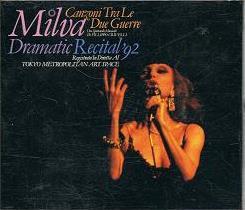 CD MILVA Milva Dramatic Recital 92 Canzon KICP261 Seven Seas 1992 Japan Pop Used