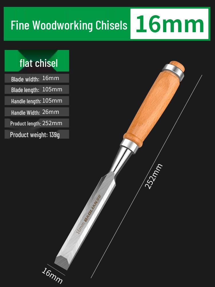 Wooden Handle Carving and Grooving Chisel Set for Woodworking