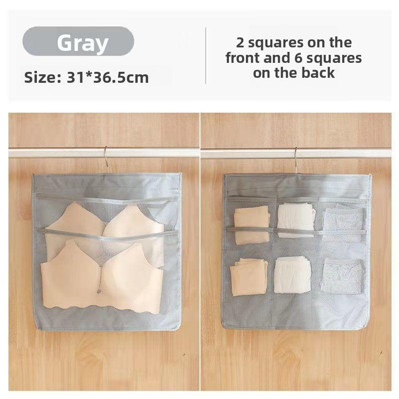 1pc  Double-sided Underwear Storage Bag, Hanging Underwear and Underpants Storage Bag, Compartments for Household Use