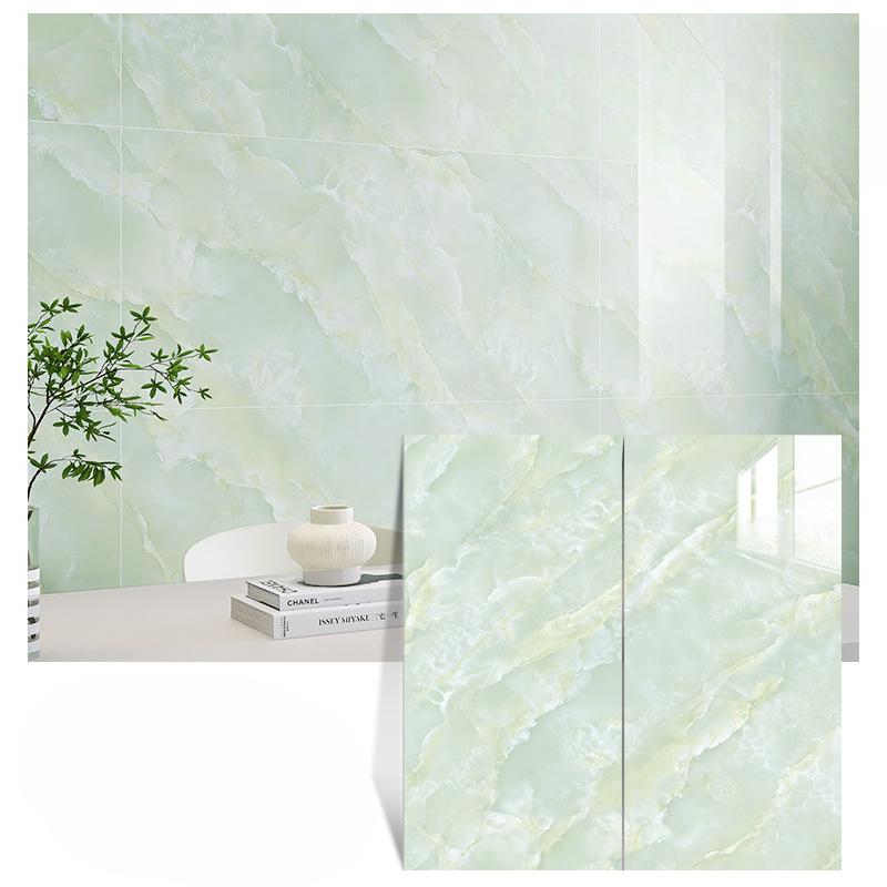 600mm×300mm Marmor Küchen Ölfest Folie Herd Wasserdicht Feuchtigkeitsbeständig Selbstklebende Tapete Arbeitsplatte Schrank Renovierung Fliesenaufkleber