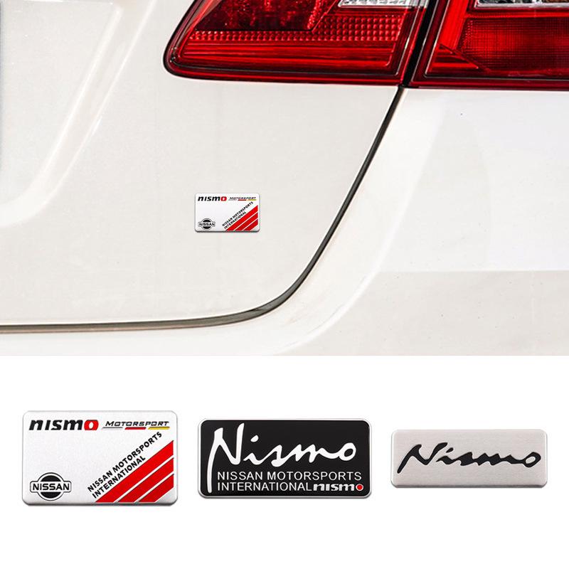 Nissan Sylphy, Qashqai, Teana, X-Trail, Kicks Nismo Aluminiowa Naklejka Samochodowa