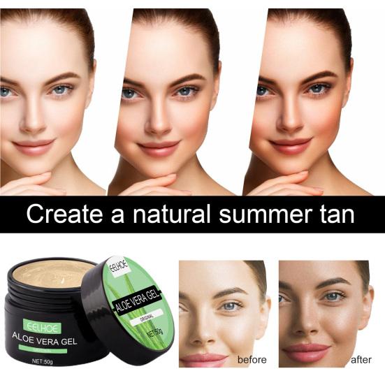50G Safe Non-irritating Paste Aloe Vera Gel Even Skin Texture for Women