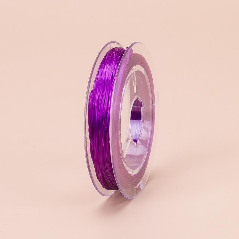 25-Color Elastic Wire Beads Set: Handmade, Durable, for DIY Bracelets & Necklaces