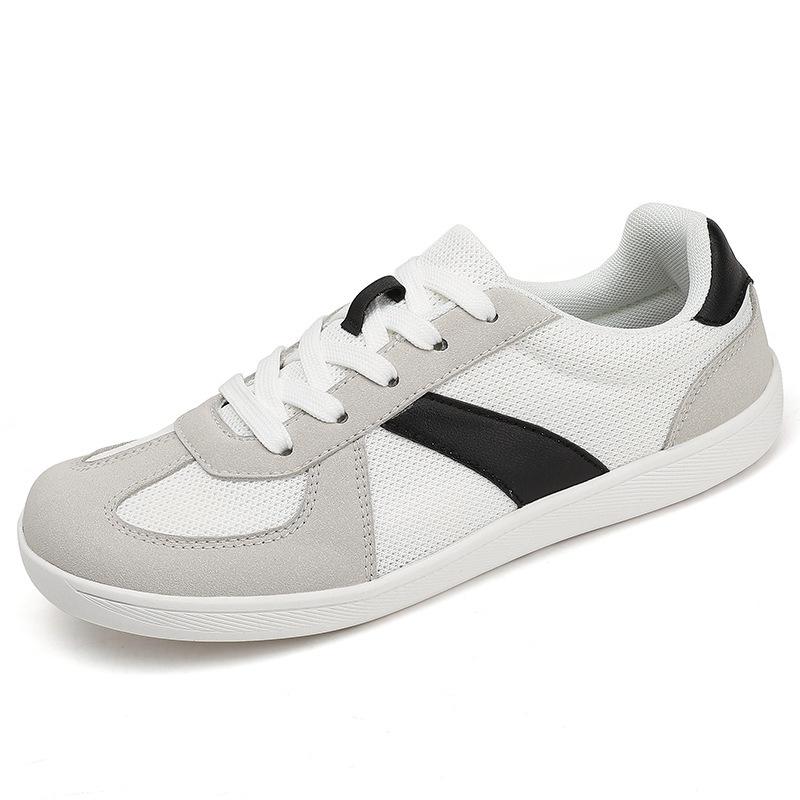 Men's Cross-Border Lightweight Luxury Mesh Barefoot Running Shoes: Plus Size, Breathable, Casual, Outdoor Off-Road Sneakers.