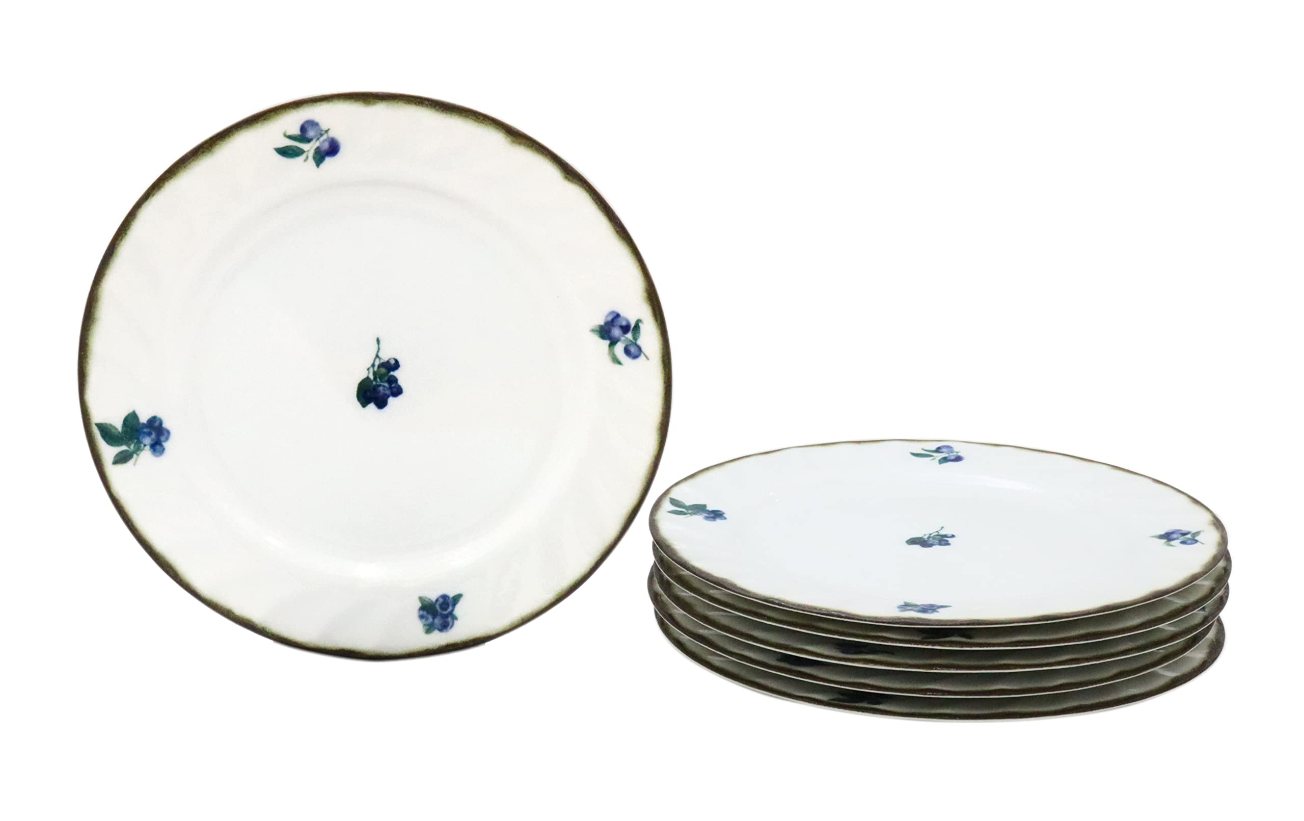 

Серия столовой посуды Castle Enterprise Showa Retro Romantic [24 см мясная тарелка] (черника) Набор из 6