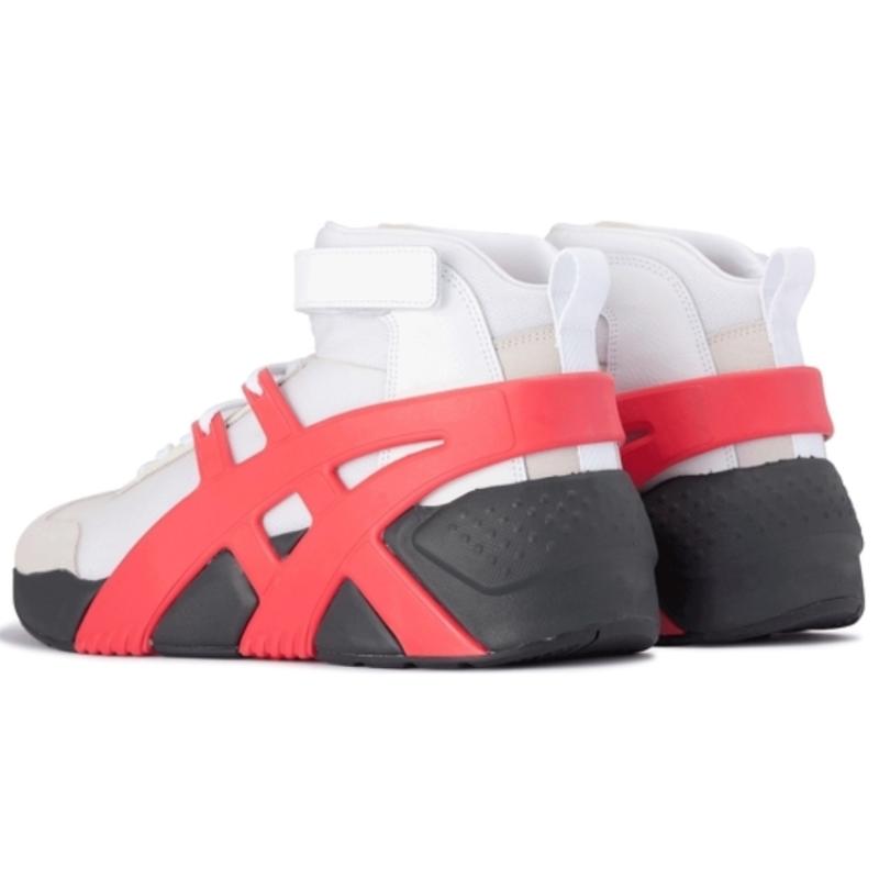 Onitsuka Tiger Big Logo Trainer Mid 'White Red Black' Sneakers 1183A909-200