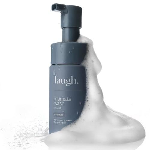 [Official] laugh. Intimate Wash Delicate Zone Care Soap, Foaming Soap, Mild Acidity, 100ml (Pure Musk)