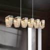 Lámpara de Araña de Cristal Cromado de Lujo Lámparas de Techo Led para Villa Sala de Estar Comedor Dormitorio Decoración del Hogar Posmoderna